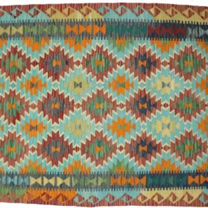 Brown Kilim rug Afghan old style