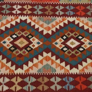 Brown Runner rug kilim