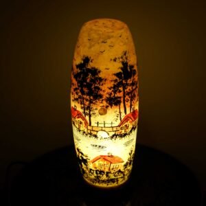 Camel skin tower lamp