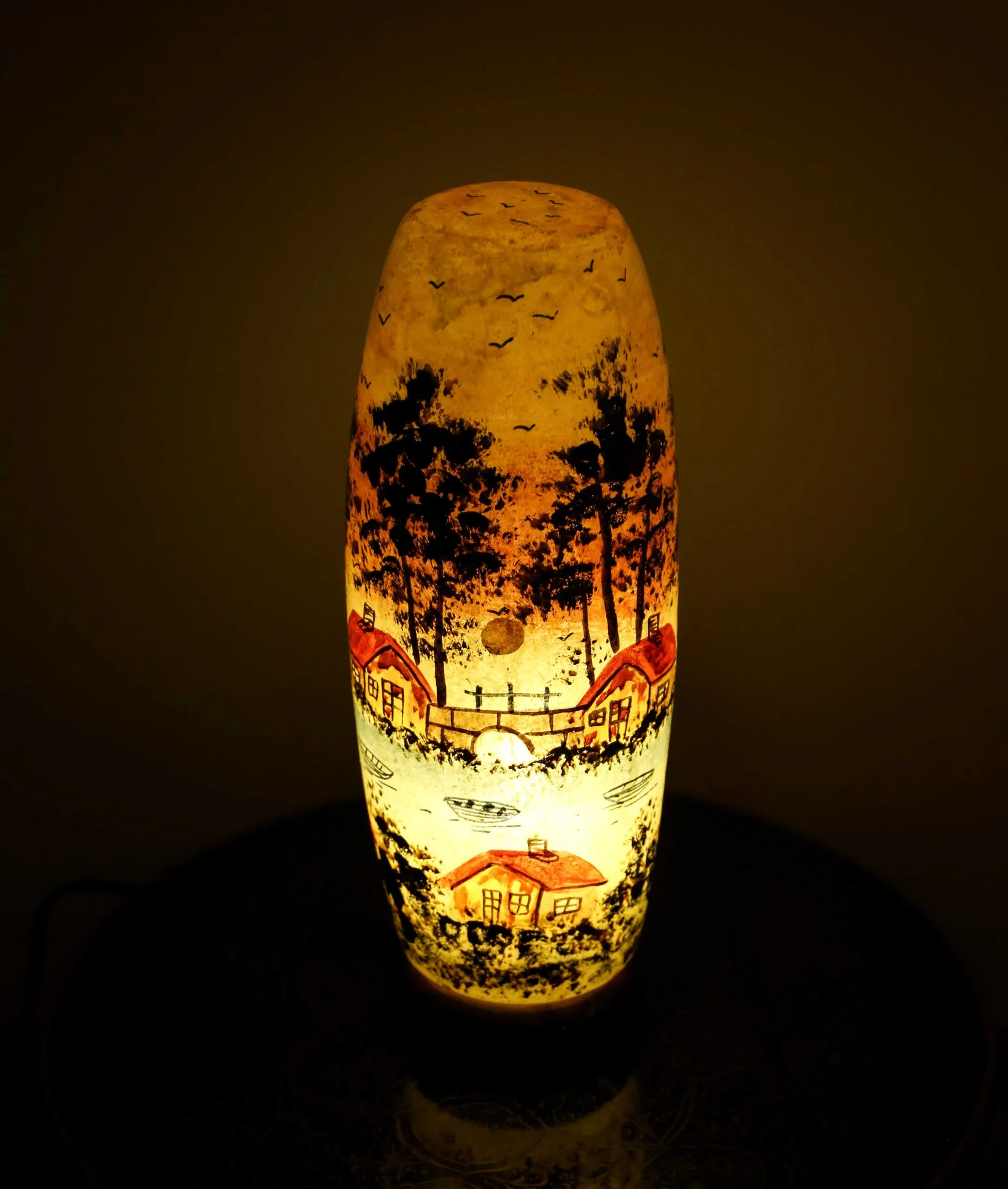 Miniature REAL Colored Painted Resin Lamp | Real Mini World