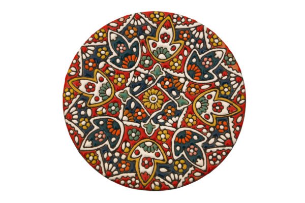 Turkish decorative wall hanging with handcrafted embossed colours