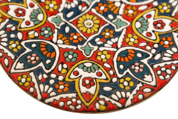 Turkish decorative wall hanging with handcrafted embossed colours - Image 2