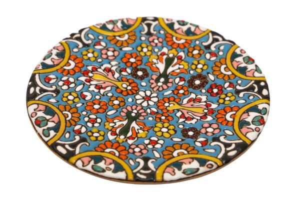 Turkish decorative wall hanging with handcrafted embossed colours - Image 2