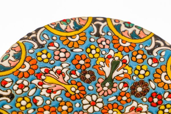 Turkish decorative wall hanging with handcrafted embossed colours - Image 5