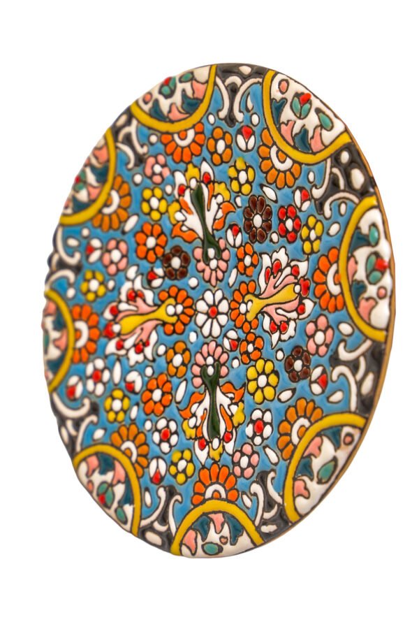 Turkish decorative wall hanging with handcrafted embossed colours - Image 7