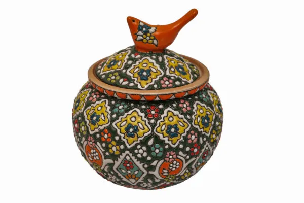 Set of emboss hand painted turkish candy jars - Image 3