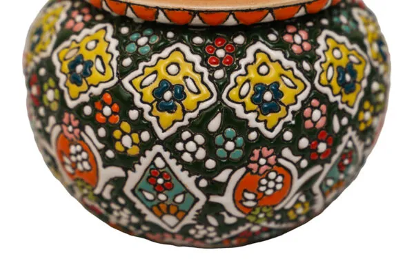 Set of emboss hand painted turkish candy jars - Image 6