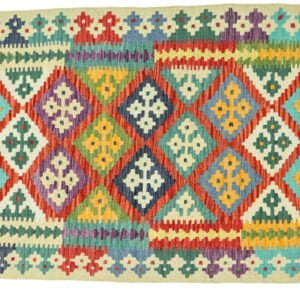 Brown Kilim rug Afghan old style