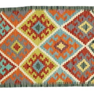Grey Living room runner rug kilim