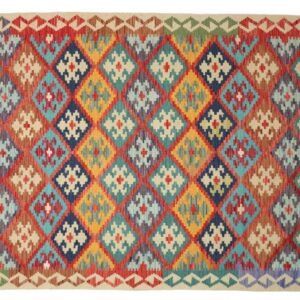 Multicolor Kilim rug Afghan old style