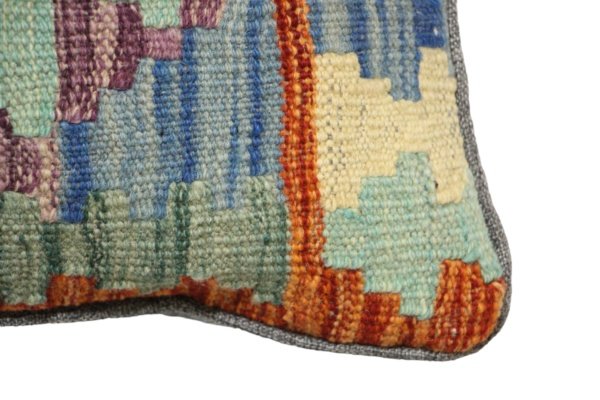 Blue Kilim cushion cover 45x45 (cm) - Image 7