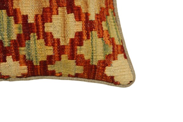 Orange Kilim cushion cover 45x45 (cm) - Image 6