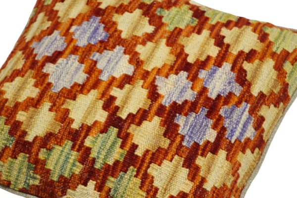 Orange Kilim cushion cover 45x45 (cm) - Image 3