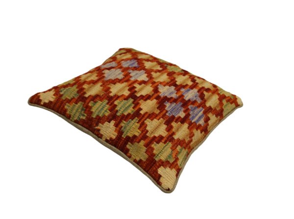 Orange Kilim cushion cover 45x45 (cm) - Image 2