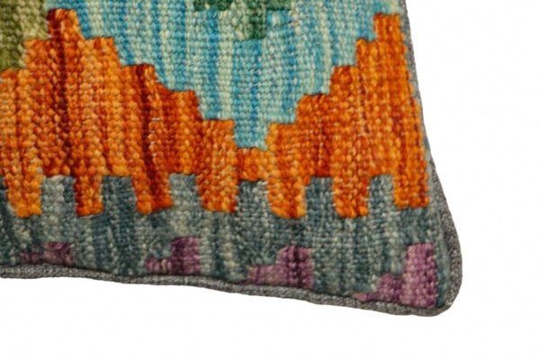 Orange Kilim cushion cover 45x45 (cm) - Image 7