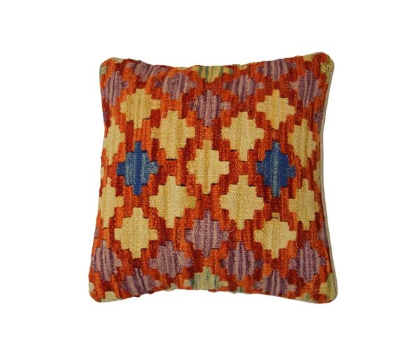 Orange Kilim cushion cover 45x45 (cm)