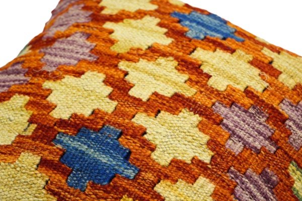 Orange Kilim cushion cover 45x45 (cm) - Image 3