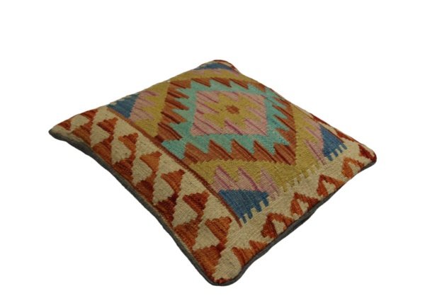 Beige Kilim cushion cover 45x45 (cm) - Image 8