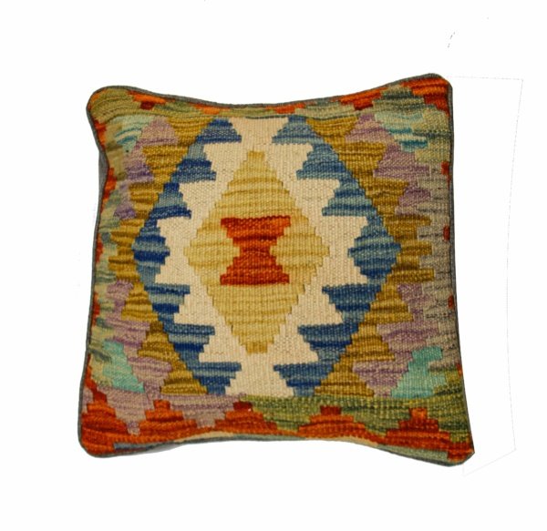 Beige Kilim cushion cover 45x45 cm