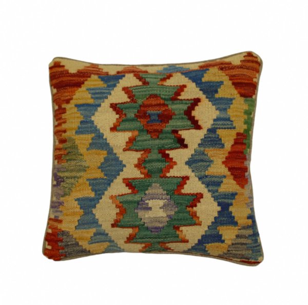 Beige Kilim cushion cover 45x45 cm