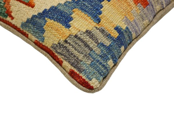 Beige Kilim cushion cover 45x45 cm - Image 5