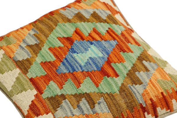 Beige Kilim cushion cover 45x45 cm - Image 3