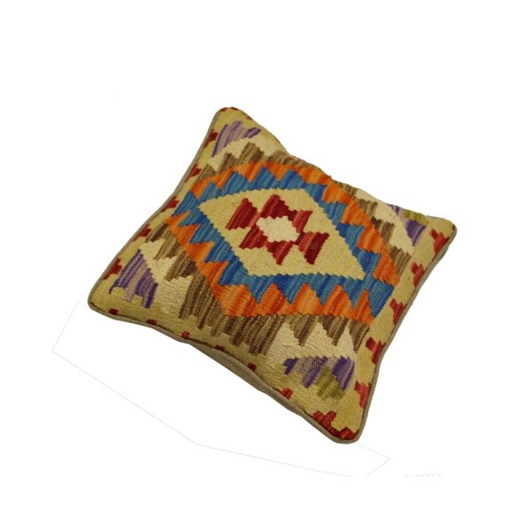 Beige Kilim cushion cover 45x45 cm - Image 2