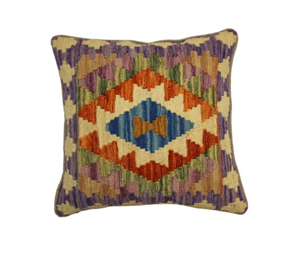 Purple Kilim cushion cover 50x50 cm