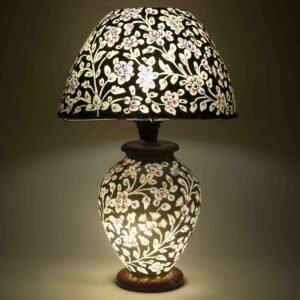 Unique Handpainted and Handmade Camel Skin Lamp
