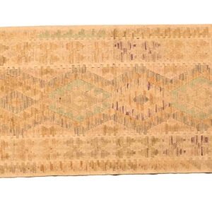 Runner Rug Kilim Exquisite Design for Hallway, Bedroom or Living room. Handwoven Wool Rug, Reversible and Organically Dyed Permanent Colors