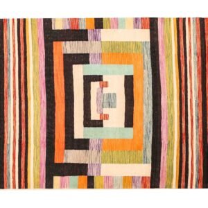 Modern Design Custom made Unique Large Kelim Rug