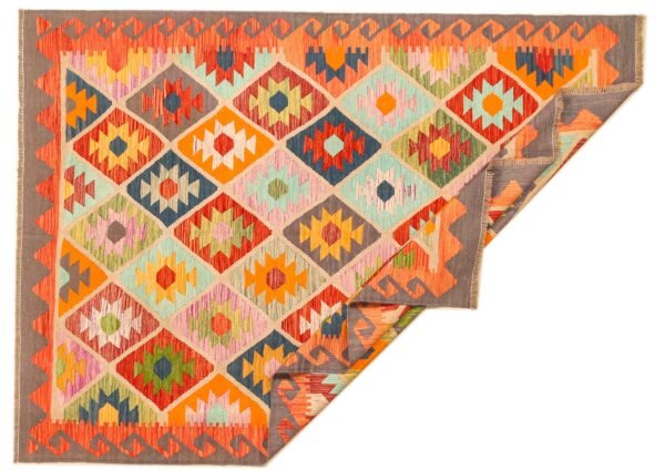 Handcrafted Home Exquisite Unique Kilim rug - Image 6