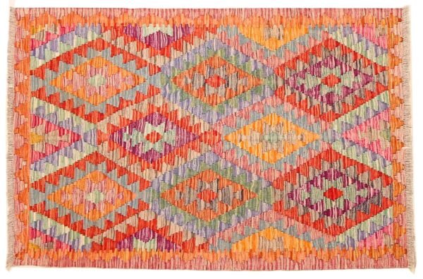 Pure Wool Kilim Rug Reversible and Fadeproof Natural Colours