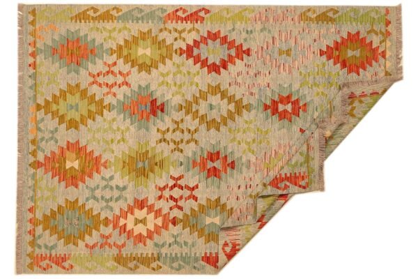 Handcrafted Home Exquisite Unique Kilim rug - Image 6